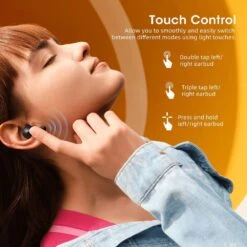 Mpow Bluetooth In-Ear Headphones Black -MPOW SHOP 010b2cc7309c8a86e20a2163ebf08f75