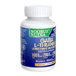 NOORUZ Extract Organic Lion's Mane Mushroom With GABA & Ashwagandha & L-Theanine - For Sleep & Memory & Relaxation - Mushroom For Focus -Capsules -MPOW SHOP 02 01e0ade0 cf6d 4339 9b0c 5e2097eeb527