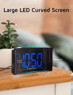 Mpow Projection Alarm Clock, Digital Clock For Bedroom, 3-Level Brightness Dimmer, USB Charger -MPOW SHOP 10 7b1c4d60 f4fd 49d6 9d9b b412046b81a1