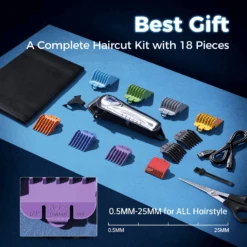 Mpow Cordless Hair Clippers For Men W/Battery Display, 5H Professional Hair Cutting Kit With 10 Combs, Rechargeable Barber Clippers Beard/Hair Trimmer With Scissors, Cape For Men Women Kids -MPOW SHOP 14 a6234df0 f17a 4035 bf72 0bd0b02658eb