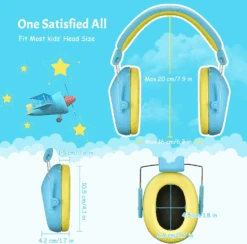 Noise Cancelling Headphones For Kids, SNR 28dB Kids Ear Protection Earmuffs For Autism, Toddler, Adjustable Ear Muffs For Noise Reduction Kids For Monster Truck, Concerts, Air Shows, Fireworks -MPOW SHOP 198A16E6 53F8 4051 9ACE F568BBB495E9