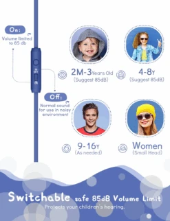 Mpow Kids Headphones Over Ear With Microphone, Kids Headsets With Soft Earcups, Over-Ear Headphones For Kids Children Online -MPOW SHOP 1 47f1125a 81c6 48bf 9147 0201662bac9c