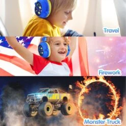 Noise Cancelling Headphones For Kids, 28dB SNR Kids Ear Protection Safety Ear Muffs For Monster Truck,Fireworks,Home,School, Adjustable Kids Noise Cancelling Headphones For Autism,Toddler,Children -MPOW SHOP 1 99c7c989 d591 42af b3e4 4d5e8837edaf