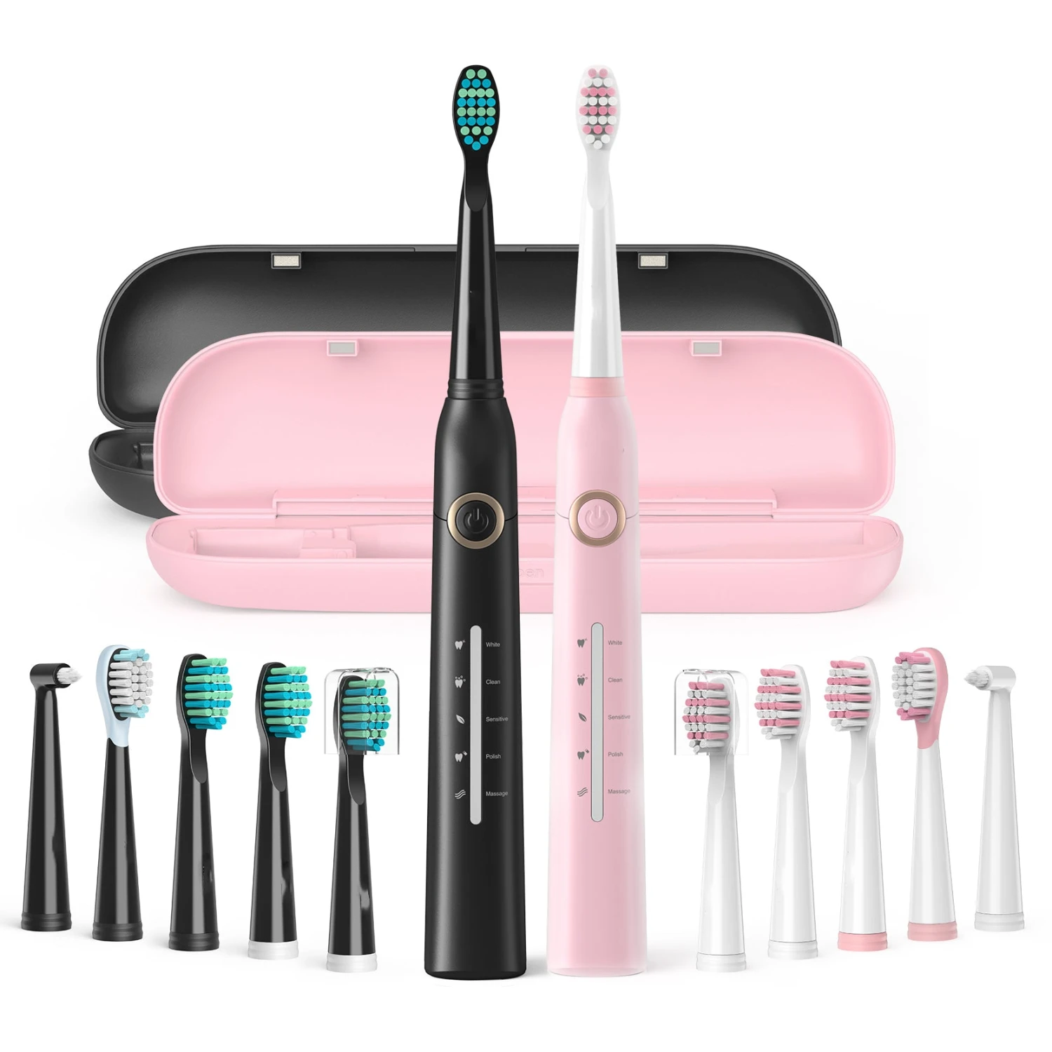 150AB Electric Toothbrush AdultsBlack & Pink 3 150AB Electric Toothbrush AdultsBlack & Pink