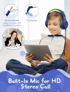 Mpow Kids Headphones Over Ear With Microphone, Kids Headsets With Soft Earcups, Over-Ear Headphones For Kids Children Online -MPOW SHOP 2 0c2b975f c8f1 40be ba8f fefd6ac1f2bb