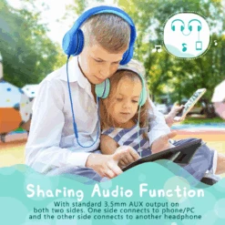 Mpow Kids Headphones With Microphone, Foldable Headphones Wired 85/94dB Volume Limit, Stereo, Soft Earcups, On-Ear/over-Ear Headphones For Kids School Girls/Boys -MPOW SHOP 3 3cc8a9c0 2a76 4eb3 9223 c22501896c01