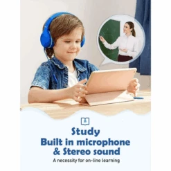 Kids Headphones For School Home Tablet Travel, Sharing Sounds Function, Foldable Wired Kids Headphones With Microphone -MPOW SHOP 4 1483380f ae06 42dd 8ffb 004eee9b7c72