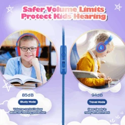 Mpow Kids Headphones With Microphone, USB-C Wired Kids Headphones With LED Light & Stereo, 85/94 DB Safe Volume Foldable Over-Ear Headphones For School Home Boys Girls Toddler Tablet 11 Mpow Kids Headphones With Microphone, USB-C Wired Kids Headphones With LED Light & Stereo, 85/94 DB Safe Volume Foldable Over-Ear Headphones For School Home Boys Girls Toddler Tablet -MPOW SHOP 4 1e13e25f f0a2 4cfb 8dd2 e45d1b0fcb4f