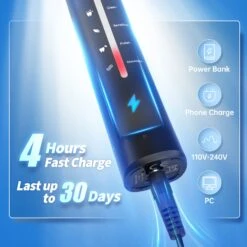 150AB Electric Toothbrush AdultsBlack & Pink 11 150AB Electric Toothbrush AdultsBlack & Pink -MPOW SHOP 4 6515a3bf 288e 42b4 9385 322203f5692c