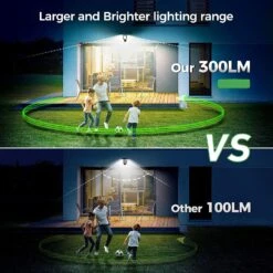 CD282 Bi-color Solar Motion Sensor Wall Lantern 2 Pack -MPOW SHOP 4 82a272ef bc13 4f5b a28b d6a7836e1db2