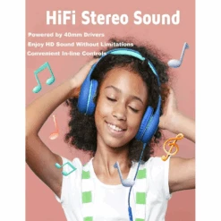 Mpow Kids Headphones With Microphone, Foldable 85/94dB Volume Limit 3D Stereo Adjustable Headband Soft Earcups Over Ear Headphones For Kids, Share Function Wired Kids Headphones For School Tablet -MPOW SHOP 4 b6a88c2f 26e9 4980 ac10 fd27442a6228