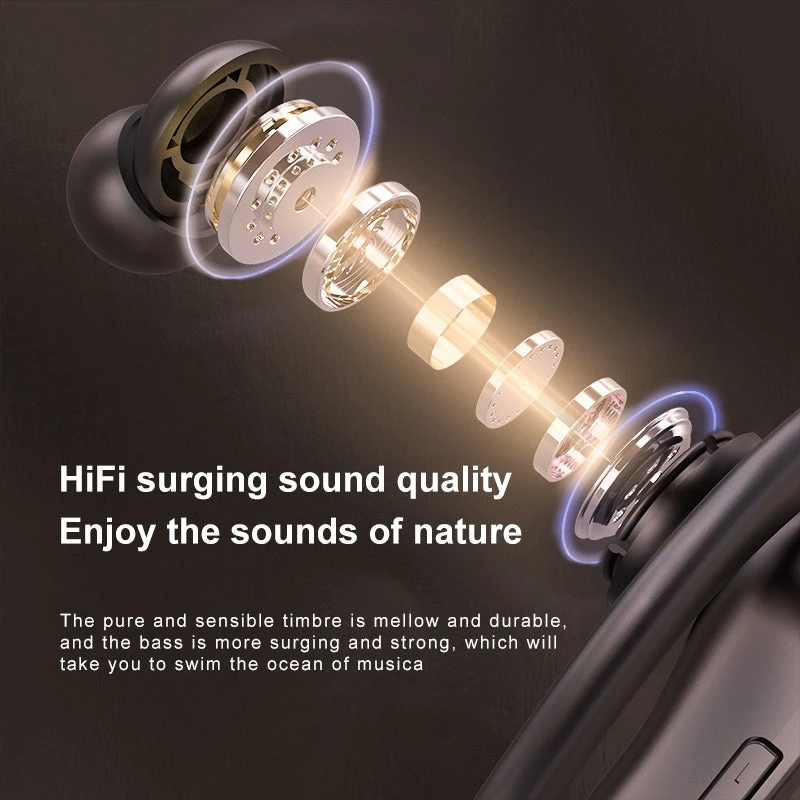 TWS Earbuds Bt 5.1 HeadphoneBuilt-in Mic, CVC Noise Cancel, 36H Play Time 4 TWS Earbuds Bt 5.1 HeadphoneBuilt-in Mic, CVC Noise Cancel, 36H Play Time - Image 3