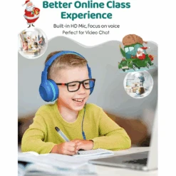 Mpow Kids Headphones With Microphone, Foldable 85/94dB Volume Limit 3D Stereo Adjustable Headband Soft Earcups Over Ear Headphones For Kids, Share Function Wired Kids Headphones For School Tablet -MPOW SHOP 5 07102d4a dc18 4a31 9348 a489d5e69f94