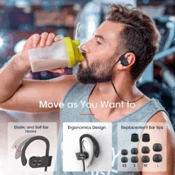 Mpow Flame Bluetooth Headphones, Running Headphones, 16 Hours Playtime Bluetooth 5.0 Wireless Earbuds HD Bass Stereo Sound IPX7 Waterproof Earphones For Workout Running Sports Noise Cancelling Mic -MPOW SHOP 5 e78f5788 39ac 4f0d a9e4 1bb03a0f8779