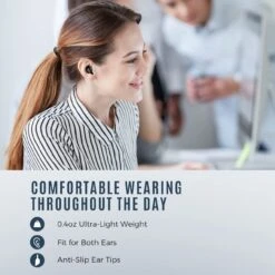 Bluetooth Headset 5.0 600Hrs Standby Time 10Hrs Handsfree Earpiece For Cell PhoneEM16 -MPOW SHOP 611IwCQlNxL. AC SL1280