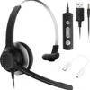 3.5mm&USB&Type-c Headset With Microphone For Laptop, Single Side Headset With Microphone For PC -MPOW SHOP 618Q99LV0RL. AC SL1500