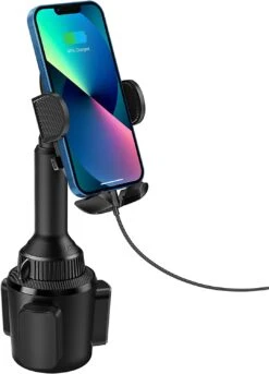 Cup Holder Phone Mount, Adjustable Telescopic Arm Cup Phone Holder For Car