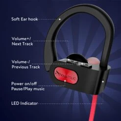 ShedirmucFlames Bluetooth Headphones ,IPX7 Waterproof Sports Earphones With Microphone For Calls ( Same As Mpow Flame ) -MPOW SHOP 61I y3RCLVL. AC SL1500