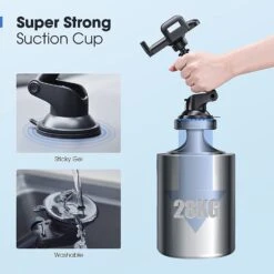 Mpow Upgraded Dash & Windshield Holder With Strong Sticky Gel Suction Cup Universal Handsfree -MPOW SHOP 61MS5HG2oxL. AC SL1500