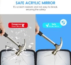 Baby Car Mirror For Back Seat, Adjustable Car Mirror Baby With Rear View -MPOW SHOP 61PZHHAKhYL. AC SL1500