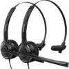 (2 Pack) Mpow Single-Sided USB Headset With Microphone -MPOW SHOP 61RHJMBmudL. AC SL1280