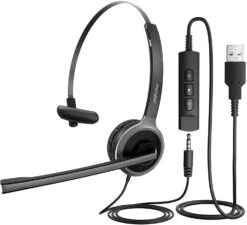 Mpow Single-Sided USB Headset With Microphone -MPOW SHOP 61SssC2hLAL. AC SL1500