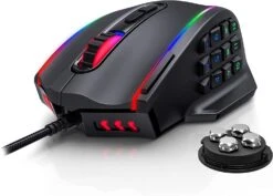 Gaming Mouse,RGB LED BacklitMouse With Side Buttons
