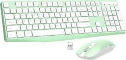 PC230 Wireless Keyboard Mouse Combo,USB, Auto-Sleep, Silent -MPOW SHOP 61X7QXVQ3zL. AC SL1500