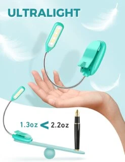 Mpow Book Lights For Reading At Night In Bed 3 Brightness Levels × 3 Color Temperatures -MPOW SHOP 61Y 8m mA3L. AC SL1500