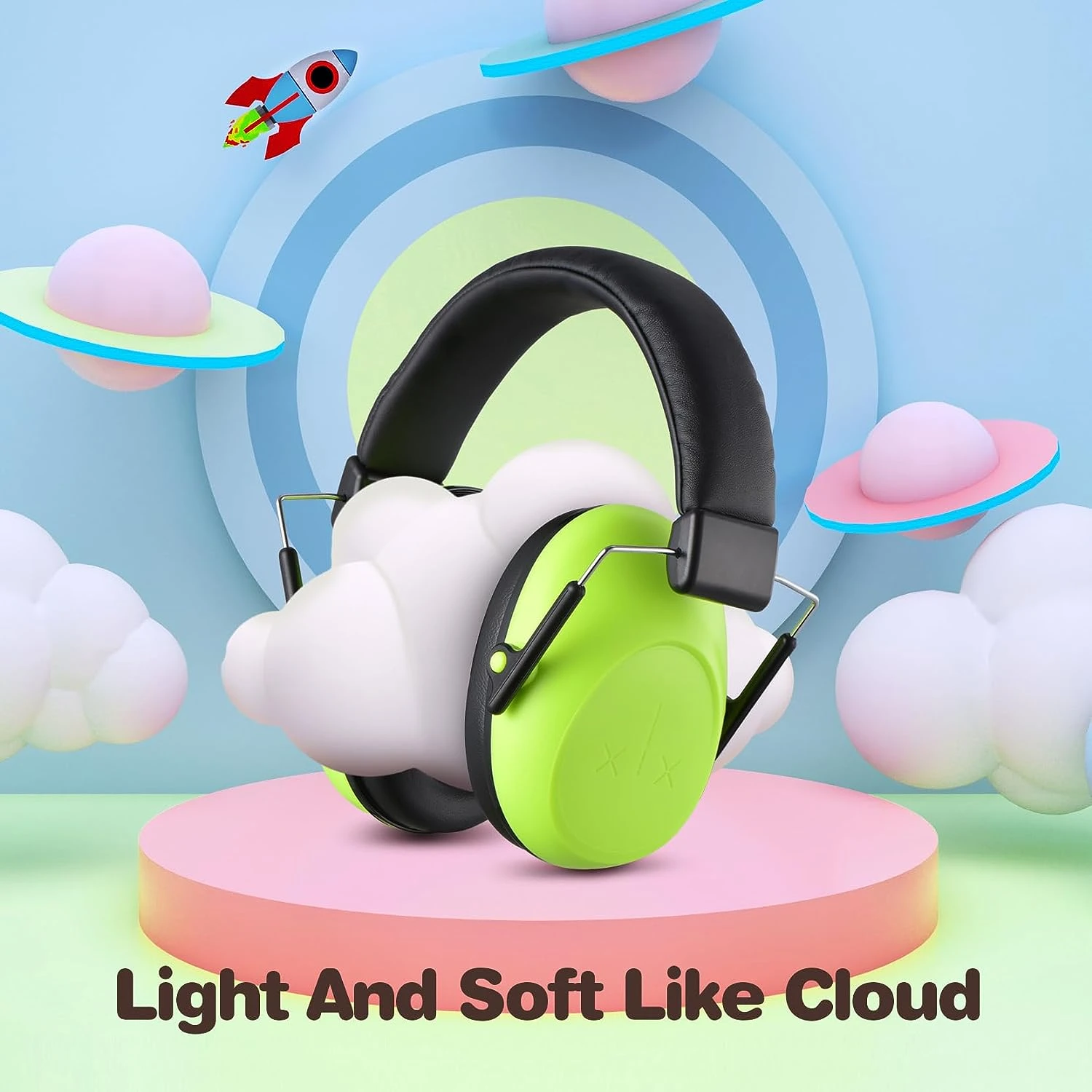 Mpow SNR 29dB Noise Cancelling Headphones For Kids,Ear Muffs *2 5 Mpow SNR 29dB Noise Cancelling Headphones For Kids,Ear Muffs *2 - Image 3