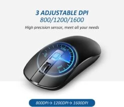 Slim & Noiseless 2.4G USB PC Laptop Computer Cordless Mice With Nano Receiver,1600 DPI Mouse 15 Slim & Noiseless 2.4G USB PC Laptop Computer Cordless Mice With Nano Receiver,1600 DPI Mouse -MPOW SHOP 61qMPHA3QkL. AC SL1280
