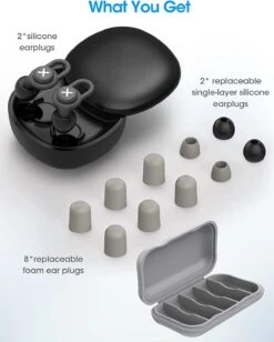 MPOW Ear Plug Noise Reduction,all-in-one Silicone Ear Plugs,31db Noise Cancelling Ear Plugs -MPOW SHOP 61r4UCWF61L. AC SL1500