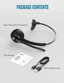 Mpow M5 Pro Trucker Bluetooth Headset 2-Pack 17 Mpow M5 Pro Trucker Bluetooth Headset 2-Pack -MPOW SHOP 61wRxUH7BlL. AC SL1500