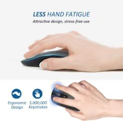 Slim & Noiseless 2.4G USB PC Laptop Computer Cordless Mice With Nano Receiver,1600 DPI Mouse 12 Slim & Noiseless 2.4G USB PC Laptop Computer Cordless Mice With Nano Receiver,1600 DPI Mouse -MPOW SHOP 61z v2ieQQL. AC SL1280