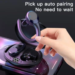 Mpow Bluetooth Headphones Wireless Earbuds 36Hrs Playtime Wireless Charging Case Digital LED Display Over-Ear Earphones With Earhook Waterproof Headset With Mic For Sport Running Workout Black 15 Mpow Bluetooth Headphones Wireless Earbuds 36Hrs Playtime Wireless Charging Case Digital LED Display Over-Ear Earphones With Earhook Waterproof Headset With Mic For Sport Running Workout Black -MPOW SHOP 67269cbc7c4071a11dcd5ca03bab3ffb