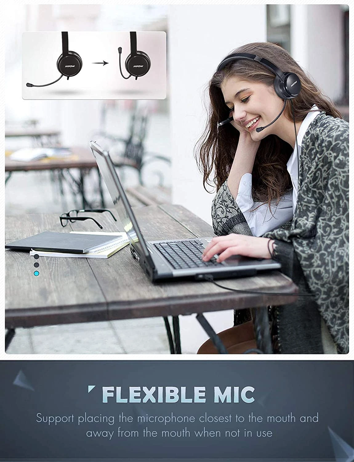 (2 Pack)Mpow 071 USB Headset/3.5mm Computer Headset 8 (2 Pack)Mpow 071 USB Headset/3.5mm Computer Headset - Image 6