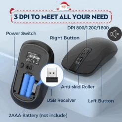 PC230 Wireless Keyboard Mouse Combo,USB, Auto-Sleep, Silent -MPOW SHOP 6 e769f7ce da8f 4396 8858 6fd96d58ee7b