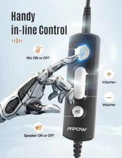 Mpow HC6 Pro USB Headset With Microphones -MPOW SHOP 6 f0991333 480f 4307 bc3b 8c5d0e9ff5b3