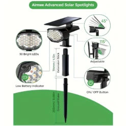 Mpow Solar Outdoor Lights 4-Pack 12 Mpow Solar Outdoor Lights 4-Pack -MPOW SHOP 70dad21b3326cfbba09992b5d1efc8a1