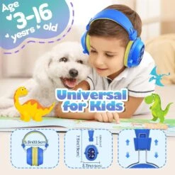 2024 NEW CUSTOM FIT Noise Cancelling Headphones For Kids, 26dB NRR Kids Ear Protection Safety Ear Muffs For Fireworks, Home, School, Kids Hearing Protection Ear Muffs For Autism & Concentration Aid -MPOW SHOP 712 U4vA8AL. AC SL1500