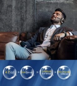 3.5mm&USB&Type-c Headset With Microphone For Laptop, Single Side Headset With Microphone For PC -MPOW SHOP 714eBWmBZtL. AC SL1500