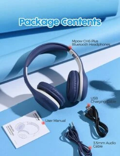 Mpow CH6 Plus Kids Bluetooth Headphones With Microphone -MPOW SHOP 716C9wgZWqL. AC SL1500