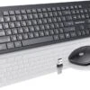 Wireless Keyboard And Mouse, 2.4GHz Silent Keyboard And Mouse Wireless, Ultra-Slim USB Keyboard, Keyboard Mouse Combo For PC Laptop Windows XP/7/8/10, Vista, Mac