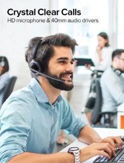 Wireless Headset, 𝟮𝟬𝟮𝟯 𝗡𝗲𝘄 Wireless 5.0 Headset With Microphone-BH617 -MPOW SHOP 719UnEynh3L. AC SL1500