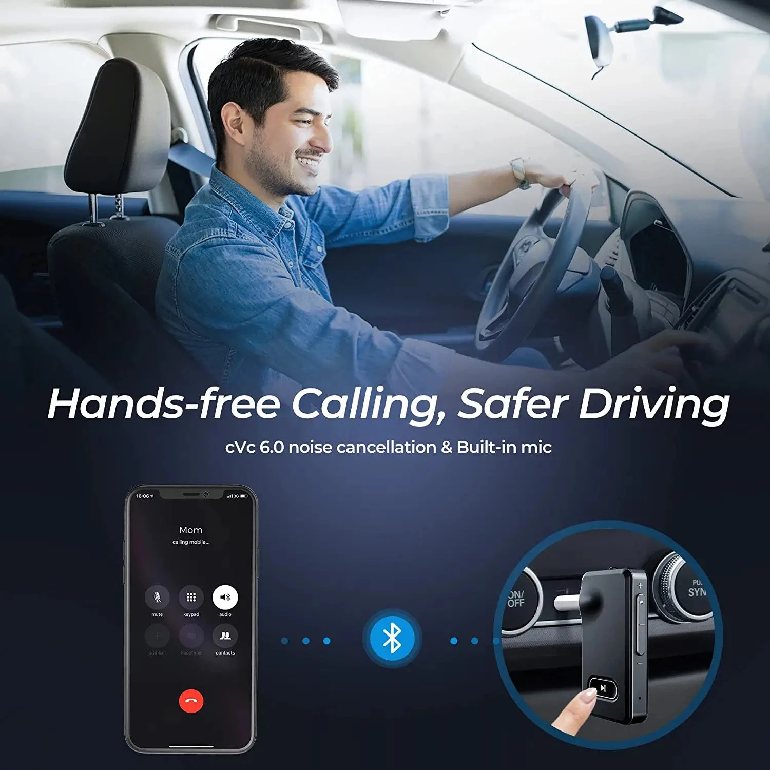 Mpow 5.0 Bluetooth Aux Receiver For Car 7 Mpow 5.0 Bluetooth Aux Receiver For Car - Image 5