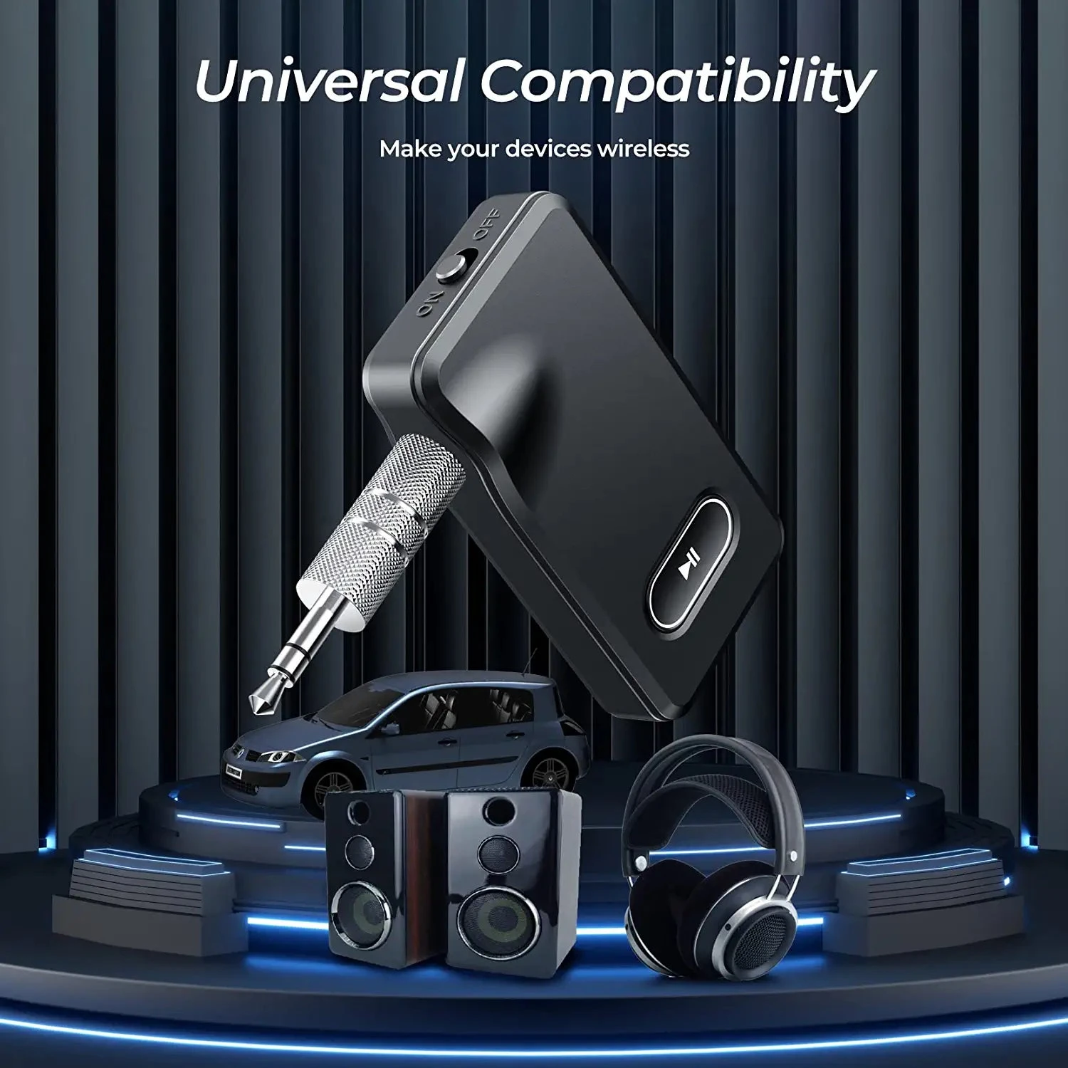 Mpow 5.0 Bluetooth Aux Receiver For Car 4 Mpow 5.0 Bluetooth Aux Receiver For Car - Image 2