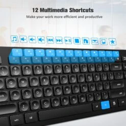 Wireless Keyboard And Mouse, 2.4GHz Silent Keyboard And Mouse Wireless, Ultra-Slim USB Keyboard, Keyboard Mouse Combo For PC Laptop Windows XP/7/8/10, Vista, Mac -MPOW SHOP 71KxlilQQpL. AC SL1500