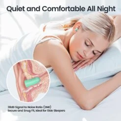 MPOW HP191 Ultra Soft Foam Earplugs, 60 Pairs, Upgraded, 38dB SNR -MPOW SHOP 71Mrh3jiFuL. AC SL1500