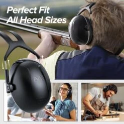 SNR 35dB Effective Ear Protection, Hearing Protection Ear Muff, Lightweight Adult Noise Cancelling Headphones, Ear Protection For Autism, Mowing, Shooting, Sleeping, Ear Muffs For Noise Reduction -MPOW SHOP 71NVqYCtaIL. AC SL1500