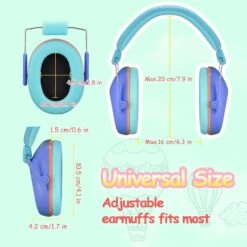 Noise Cancelling Headphones For Kids, SNR 28dB Kids Ear Protection Earmuffs For Autism, Toddler, Comfortable Adjustable Toddler Ear Protection For Monster Truck, Concerts, Air Shows, Fireworks -MPOW SHOP 71Qkt59oO8L. AC SL1500